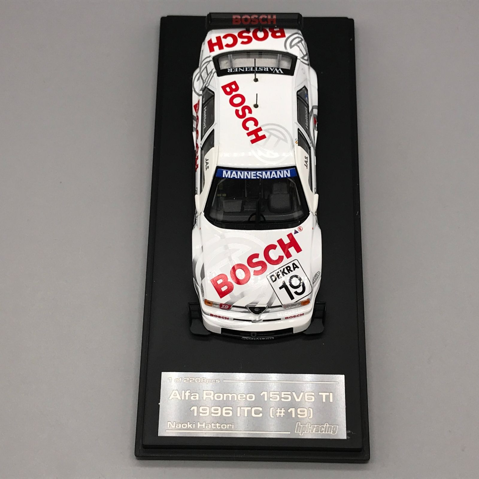 Hpi-racing 1/43 アルファロメオ 155V6 TI #19 1996 ITC 服部尚輝