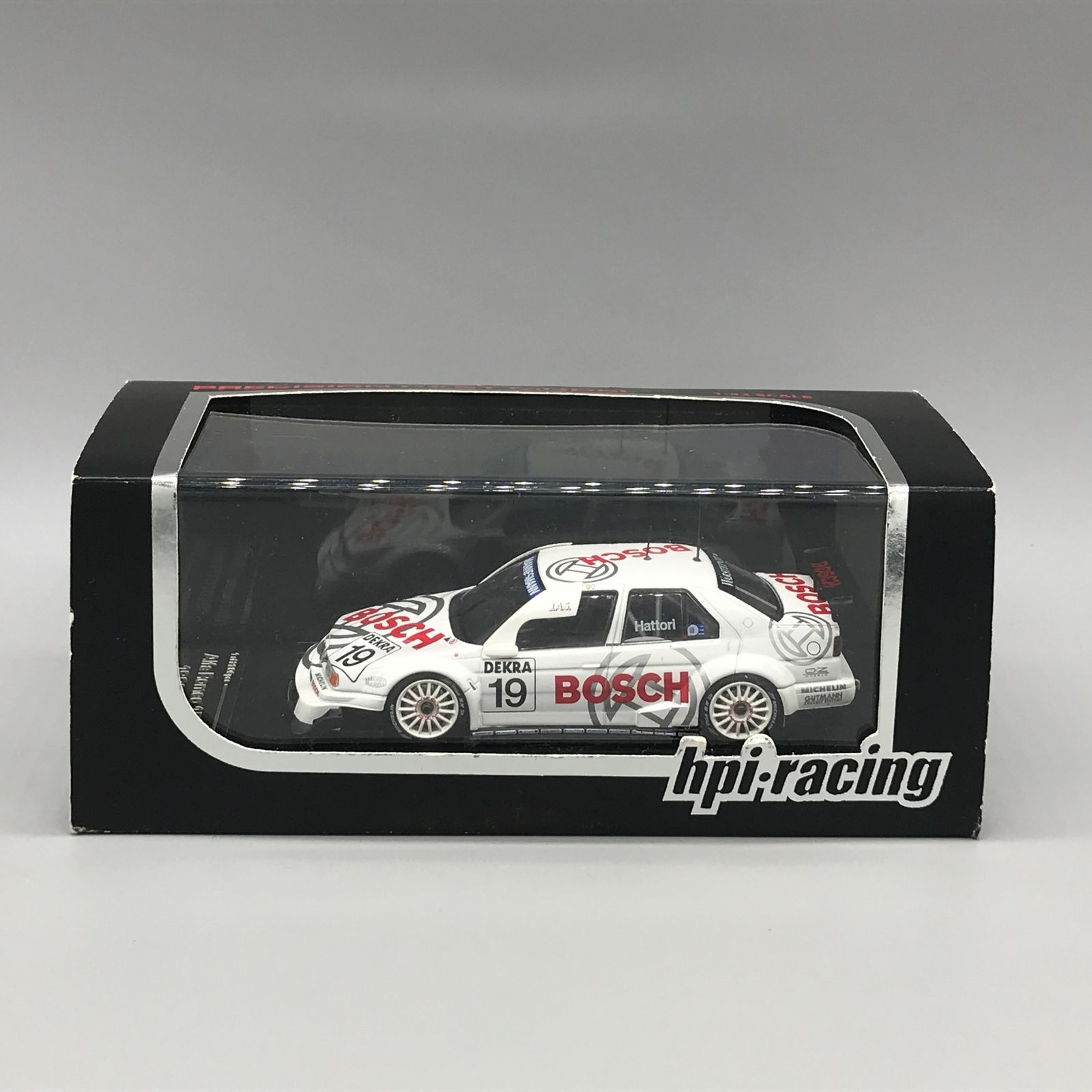 hpi racing アルファロメオ155V6 Ti 1/43 Hpi-racing 1/43 アルファロメオ 155V6 TI #19 1996 ITC 服部尚輝