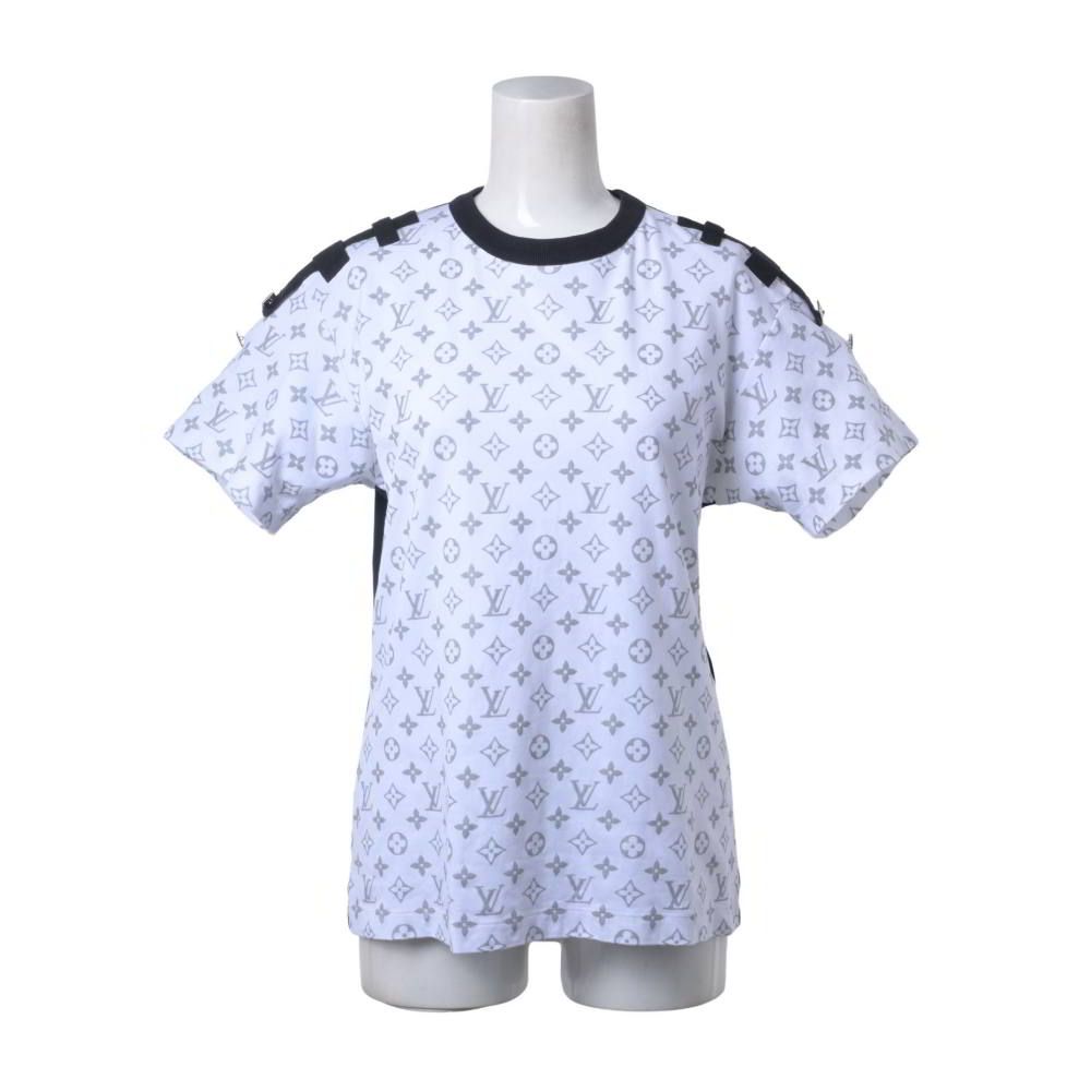 【美品】LOUIS VUITTON モノグラム カットソー　レース 切り替え LOUIS VUITTON FKTS23 モノグラム プリント カラー切替 Tシャツ - メルカリ