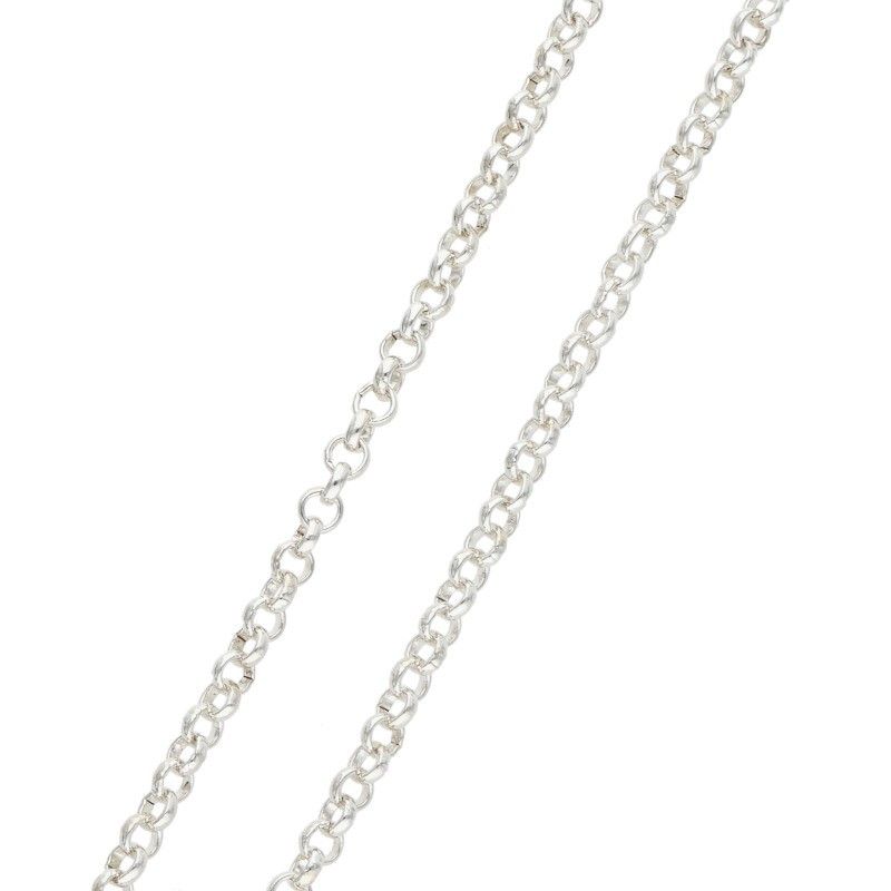 クロムハーツ NECKCHAIN R20/ロールチェーン20inch シルバーネックレス