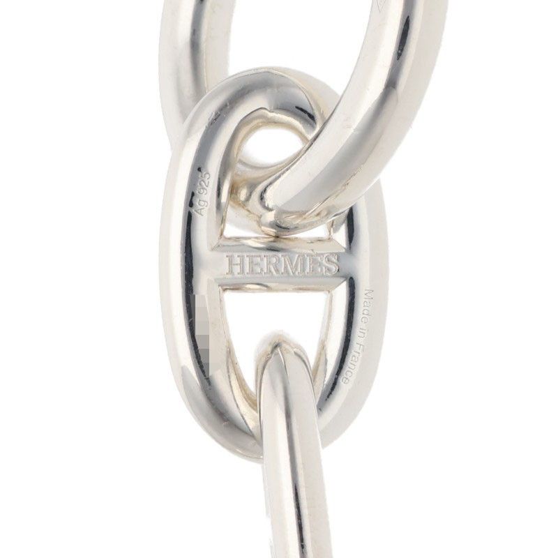 エルメス  Chaine d'Ancre TGM シェーヌダンクルTGMシルバーブレスレット メンズ 11LINK エルメス Chaine d'Ancre TGM シェーヌダンクルTGMシルバー