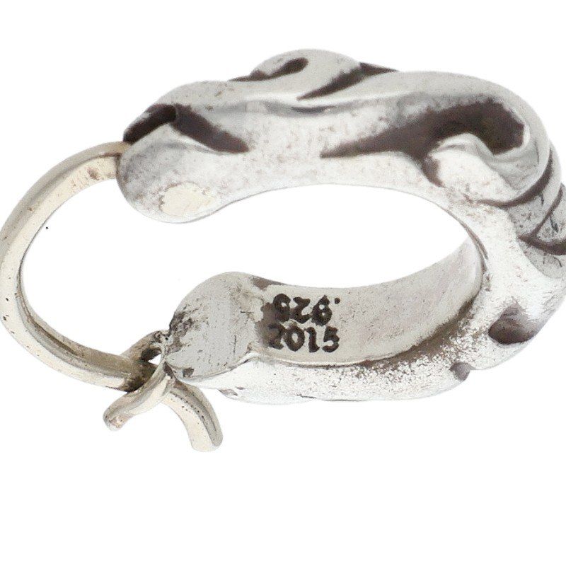 クロムハーツ TNY HOOP SCRL/タイニースクロールフープ シルバーピアス