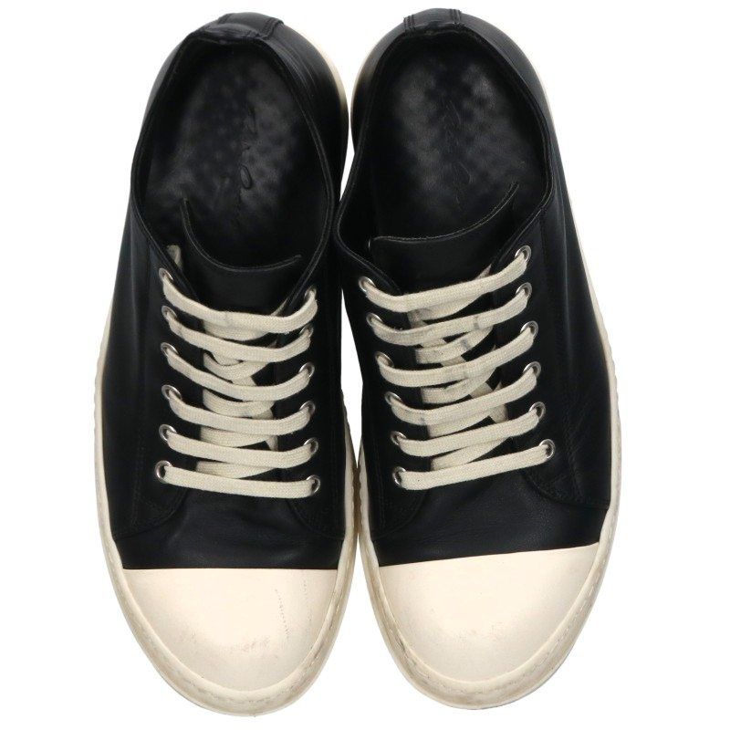 リックオウエンス RAMONES LOW ラモーンズレザーローカットスニーカー