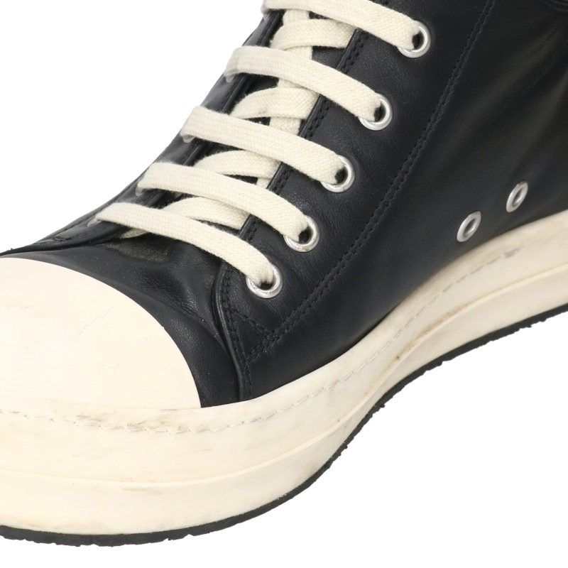 リックオウエンス RAMONES LOW ラモーンズレザーローカットスニーカー
