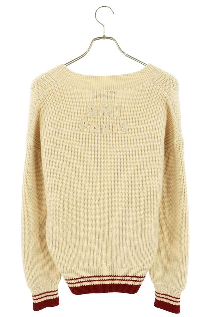 アミアレクサンドルマテュッシ UKS268.KN0068 ハートロゴVネックニット