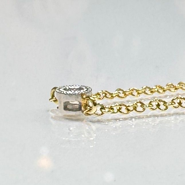 hum ハム K18 ダイヤ 0.02ct ネックレス - メルカリ