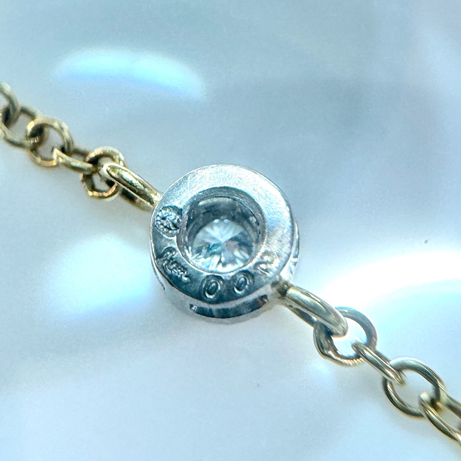 hum ハム K18 ダイヤ 0.02ct ネックレス - メルカリ