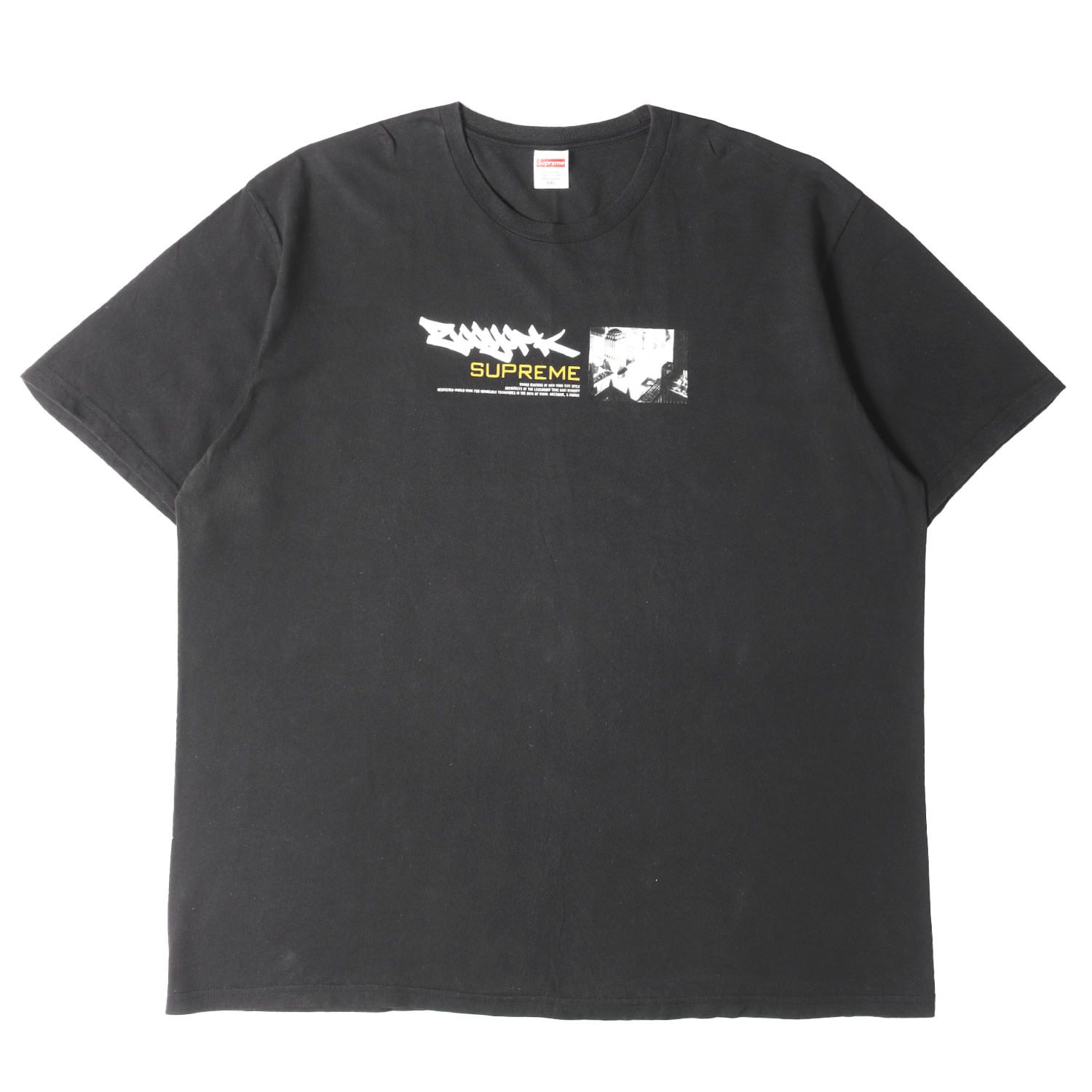 Supreme シュプリーム Tシャツ ブラック 黒 サイズ:XXL 25SS ×Zoo York グラフィック クルーネックTシャツ Dynasty Tee トップス カットソー 半袖 コラボ【メンズ】【中古】