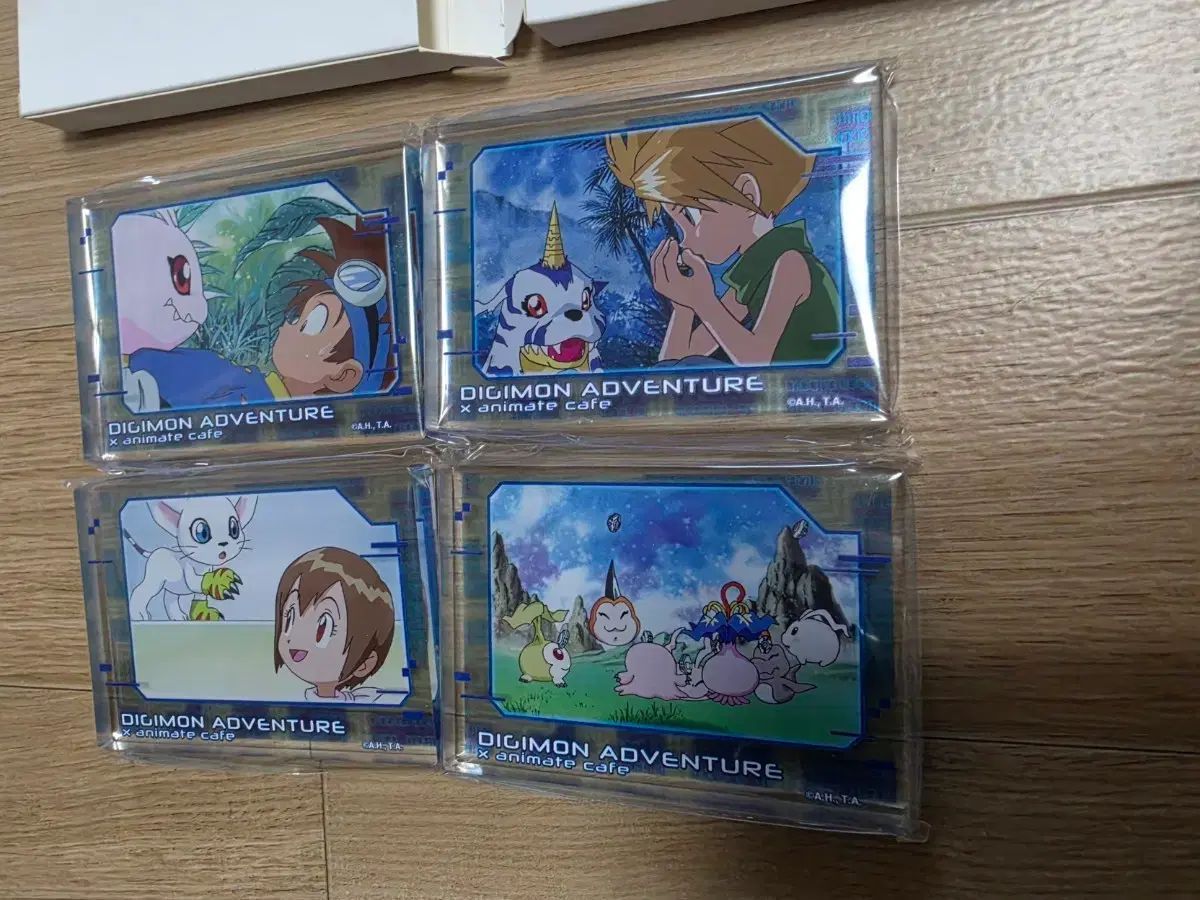 デジタルモンスター アドベンチャー x アニメイト カフェ アクリル スタンド 4種