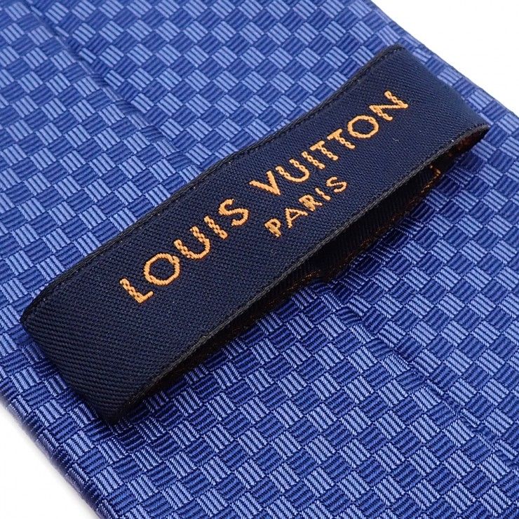 未使用品 LOUIS VUITTON ルイ ヴィトン ネクタイ マイクロダミエ