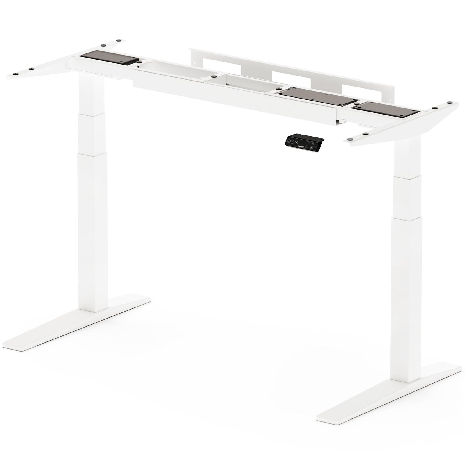 ☆新品☆FLEXISPOT 昇降デスク E7H パソコンデスク スタンディングデスク 電動 メーカー5年保証 無段階高さ調節 耐荷重160kg デュアル静音モーター搭載 人間工学 メモリー機能付き USB機能付き 配線整理 (白)