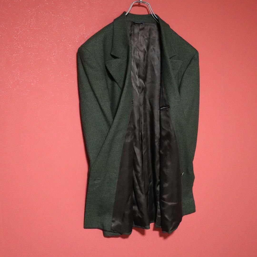 Gianni Versace 1980s カーキ 千鳥格子柄 ダブルセットアップ - メルカリ