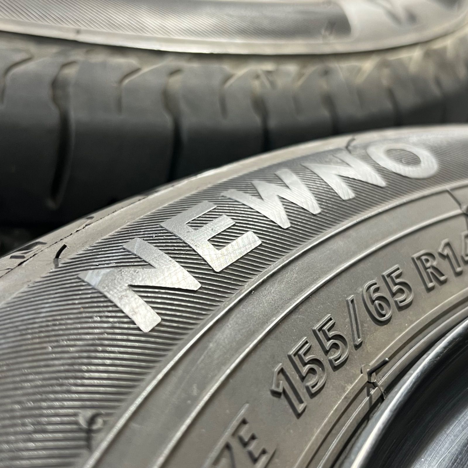 23年製 155/65R14 ブリヂストン ニューノ ダイハツ タント ムーヴ ミラ 