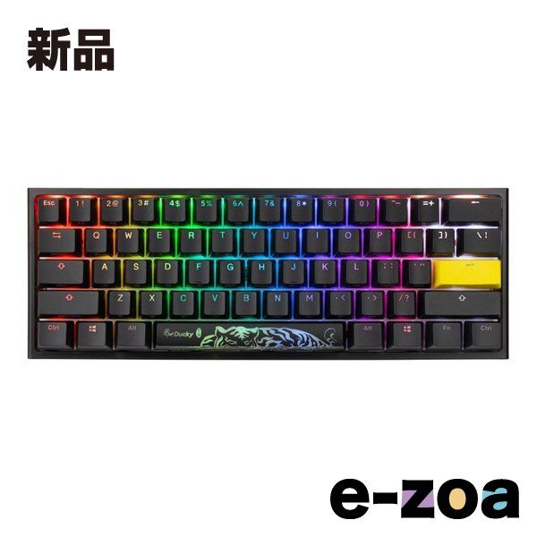 Ducky ダッキー One 2 Pro Mini RGB 60% version ブラック シルバー軸 ゲーミングキーボード dk-one2-pro-rgb-mini-silver (2583627)