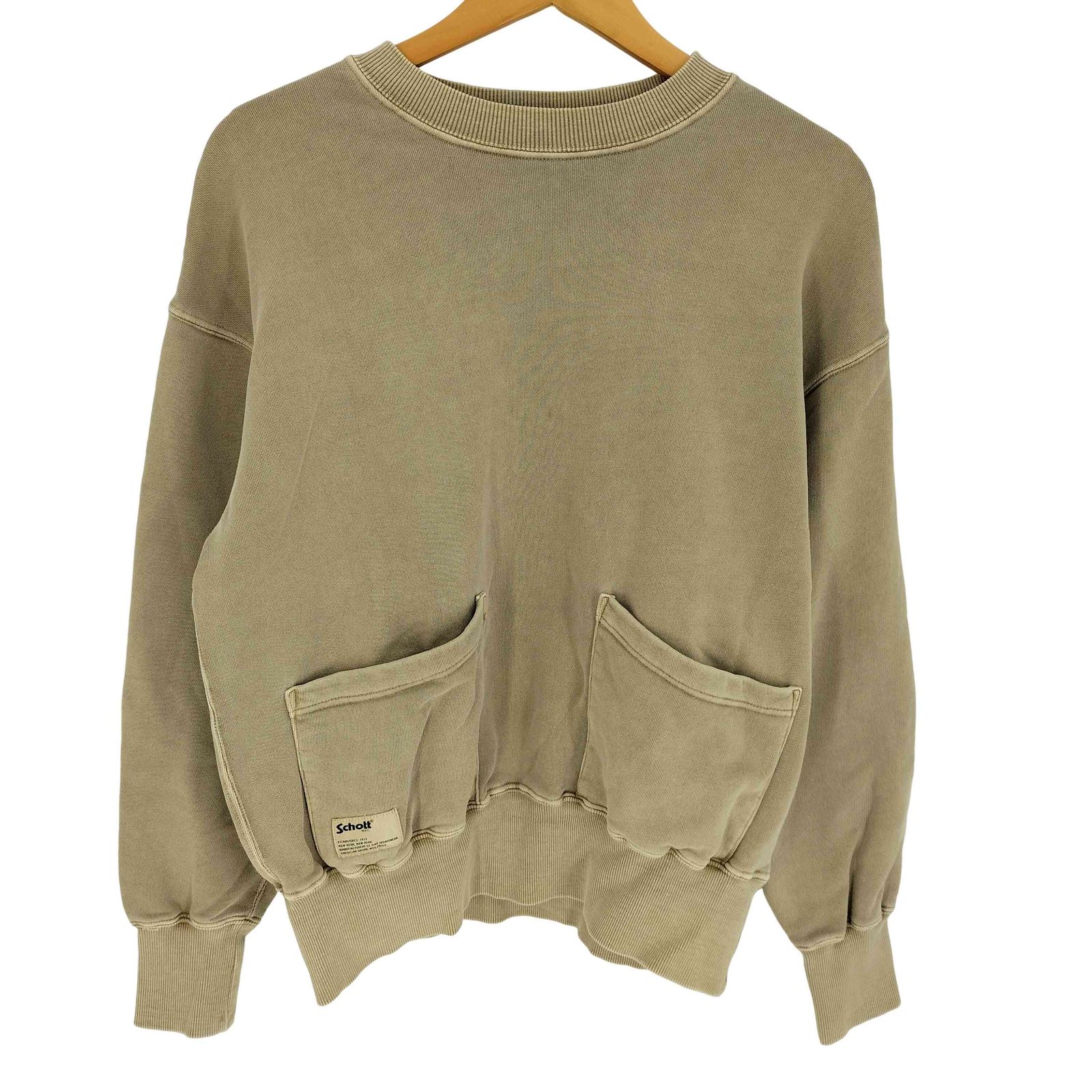 ショット Schott SOUVENIR CREW SWEAT スーベニア クルースウエット 顔虎 メンズ import：S