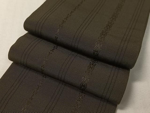 平和屋着物●男性　本場筑前博多織　角帯　吉祥間道　正絹　逸品　CABG7991vp 21,827円