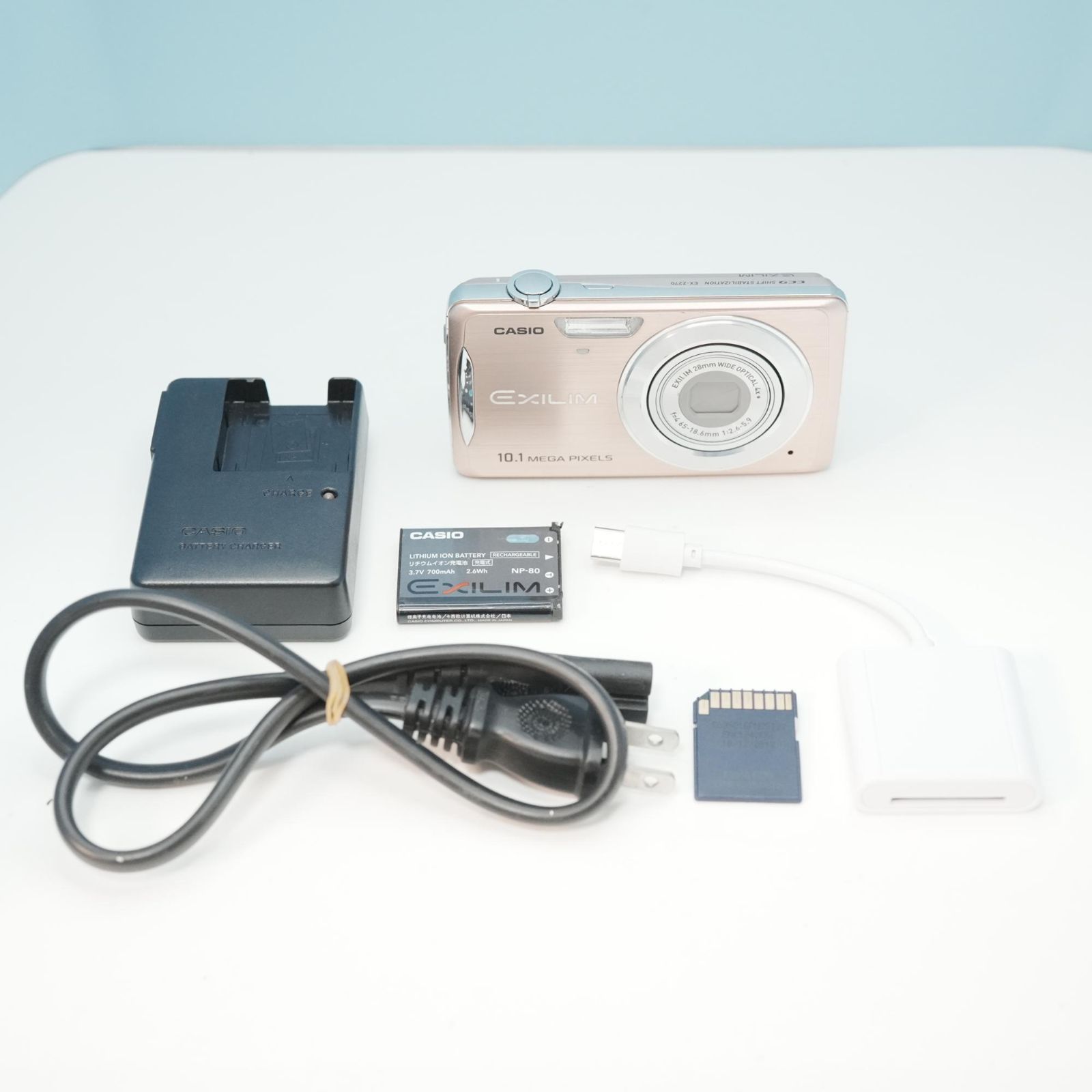 CASIO EXILIM EX-Z270 デジカメ スマホ転送OK フルセット a6962 - メルカリ