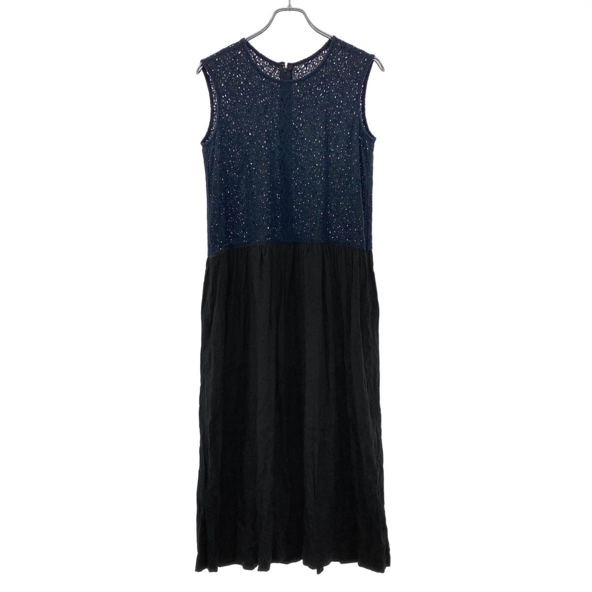 robe de chambre COMME des GARCONS ローブドシャンブル コムデギャルソン AD1997 ノースリーブワンピース RA-100300 ネイビー ブラック