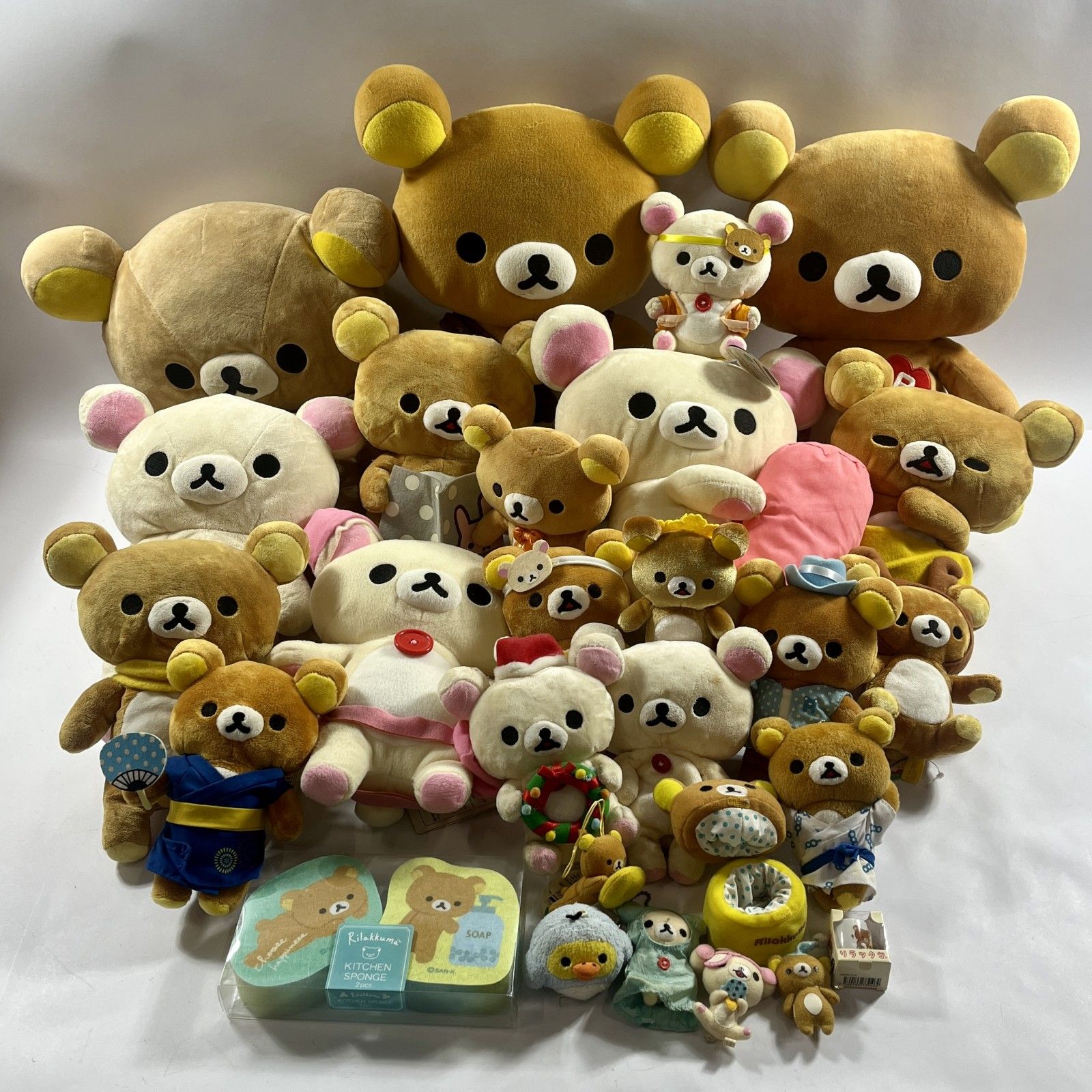 ★ リラックマ コリラックマ グッズ 雑貨 ぬいぐるみ マスコット まとめ商品 San-X サンエックス 現状品 3.75kg