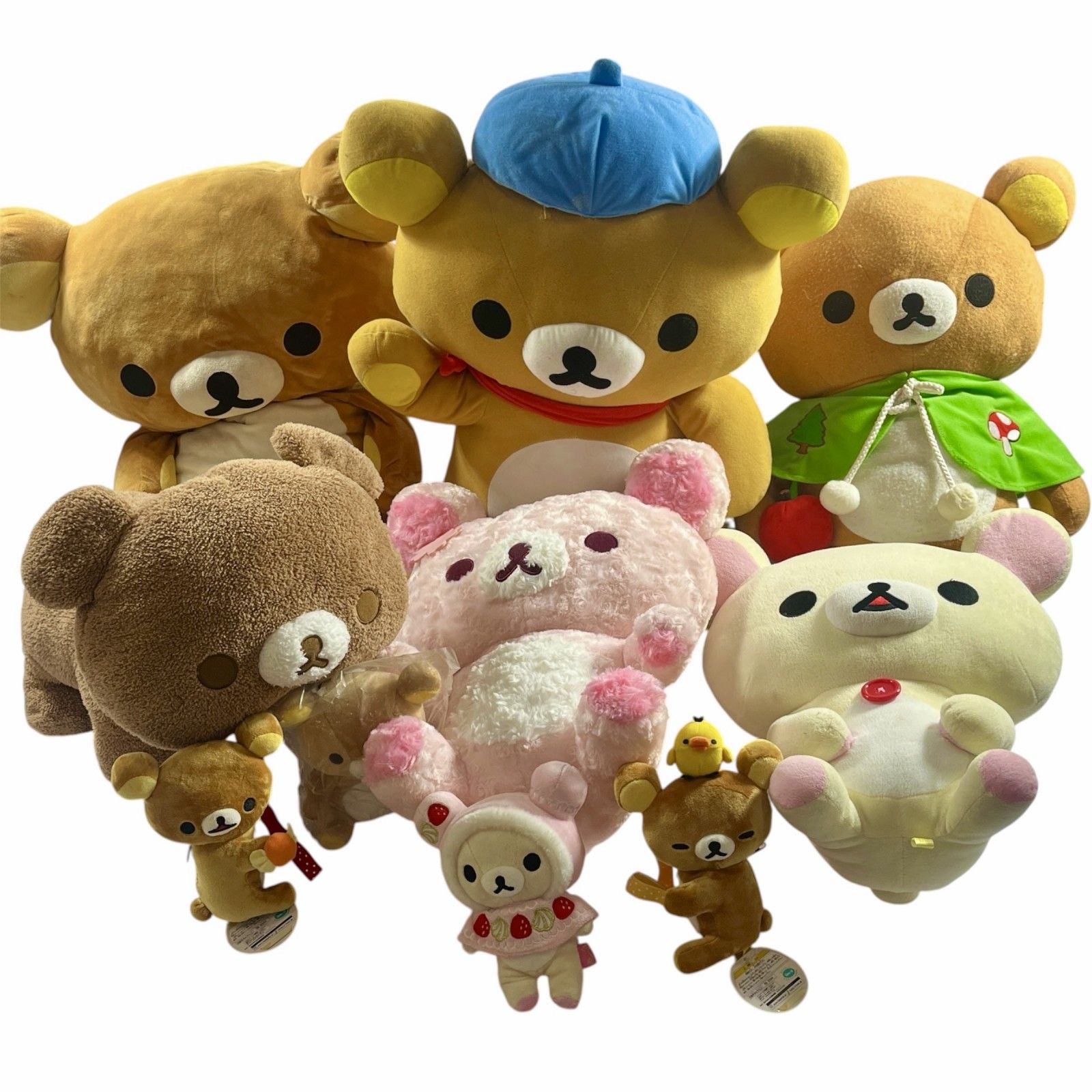 ★ リラックマ コリラックマ グッズ 雑貨 ぬいぐるみ マスコット まとめ商品 BIGサイズ San-X サンエックス 現状品 5.05kg