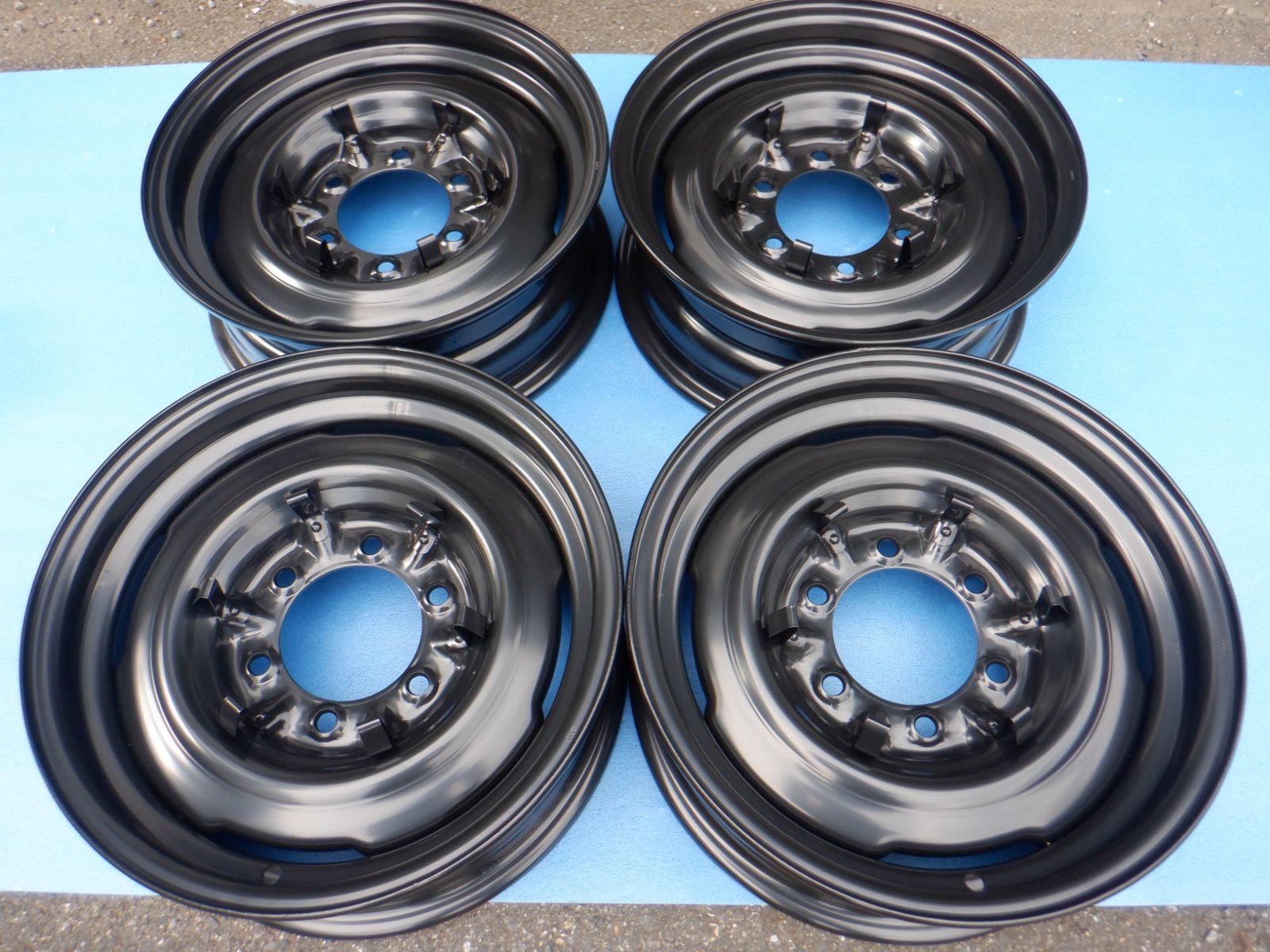 未使用　トヨタ ランドクルーザー　純正スチール　ＦＪ４０　US輸出用 ランクル 60 70 78 等 5.5J ±0 PCD139.7　４本セット