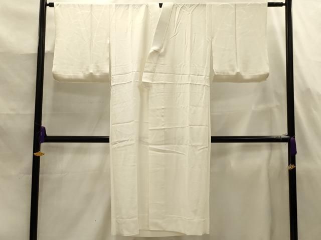 平和屋着物□長襦袢 無双仕立て 雪芝文 生成り色 正絹 逸品 AABJ7875sx