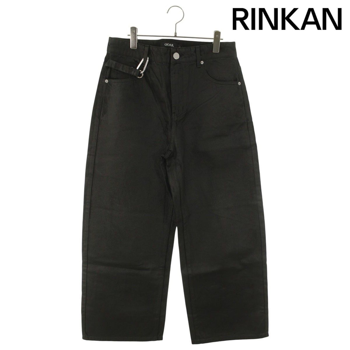 GOAR archive バギーデニム goar archiveゴアアーカイブ ゴアアーカイブ BAGGY PANTS カラビナ付きワックスコーティングバギー
