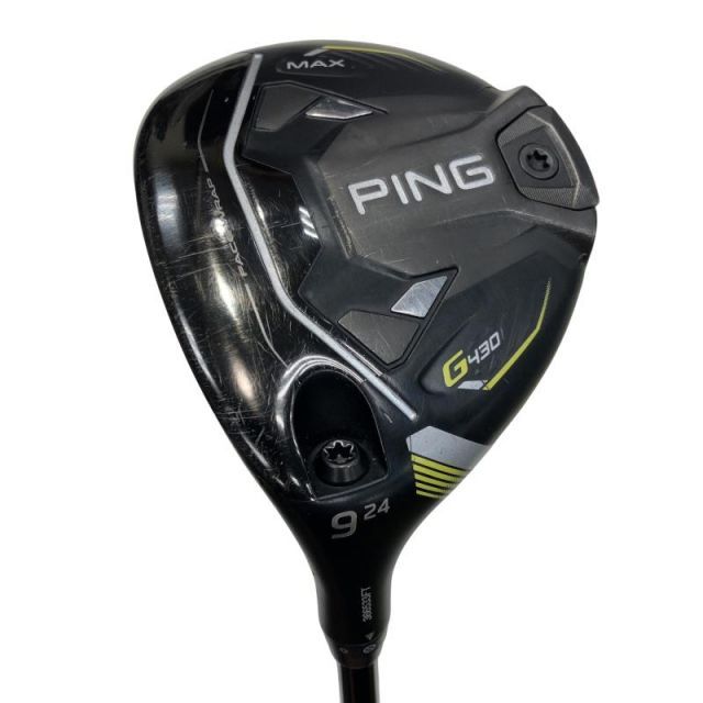 【中古】 ピン G430 MAX 9W レフティ フェアウェイウッド FW ALTA J CB BLACK(FW) (フレックスSR) メンズ 男性用 左利き レフティ 左用 Cランク ゴルフクラブ