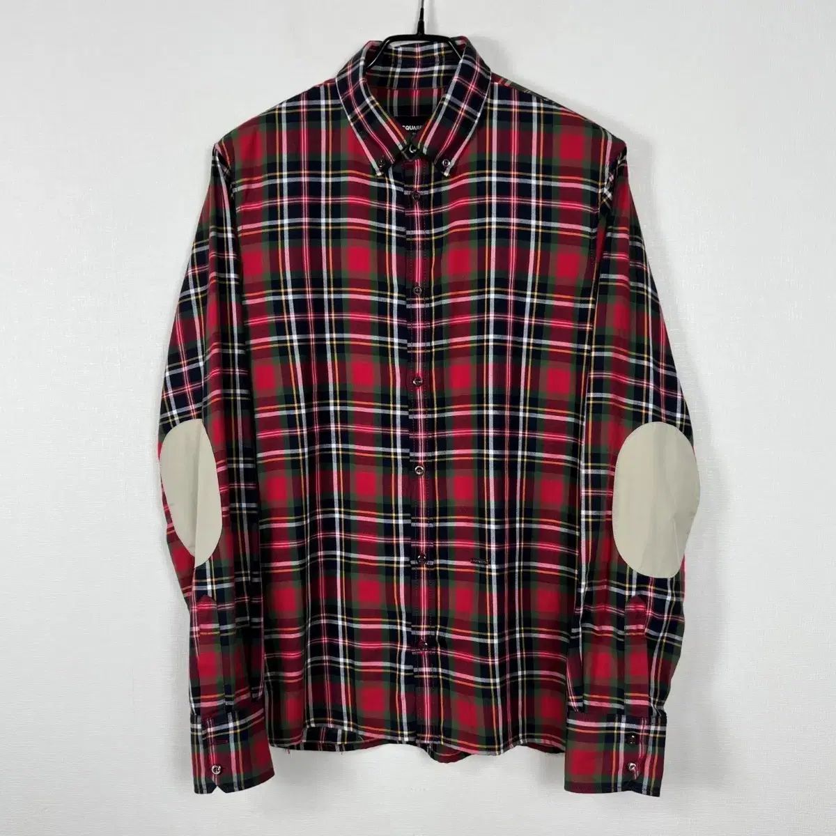 DSQUARED2 チェック シャツ シャツ レッド メンズ 48 ラデン ヴィンテージ