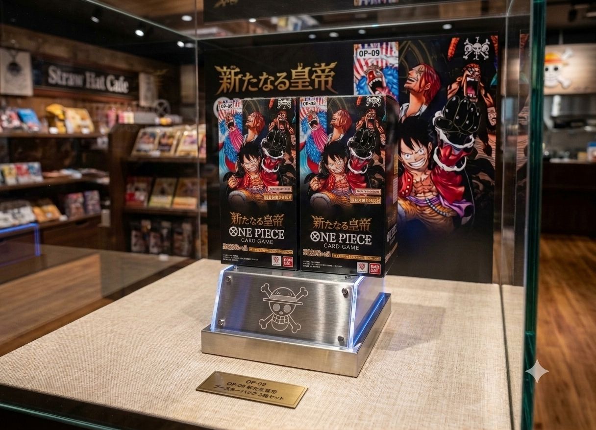 one piece 09 booster box TCG Emperors in The New World OP-09 Asia Exp. Share Collectible Luffy and Buggy finally appear alongside Shanks and teach as the new Four Emperors Emperors in the New World