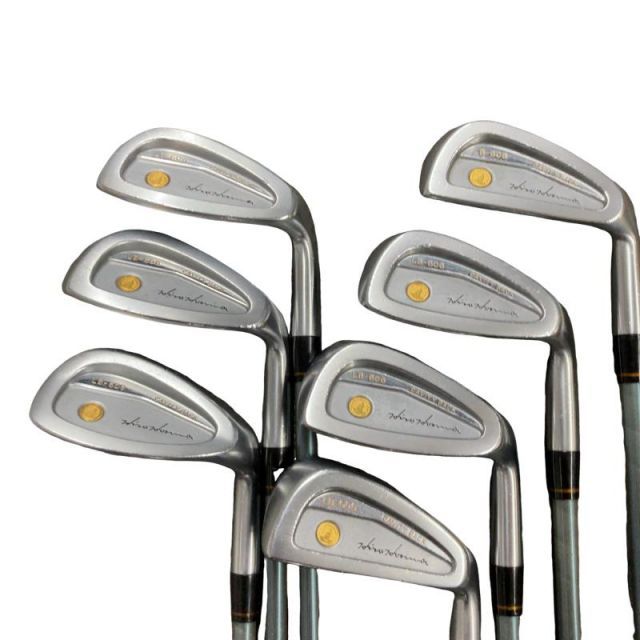 【中古】 本間ゴルフ LB-606 H＆F 24K GP 8S レディース アイアンセット IR M40 SUPER FERRITE CARBON (フレックスその他) レディース 女性用 右利き 右用 Cランク ゴルフクラブ