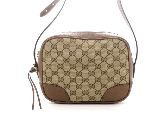 GUCCI グッチ バッグ ブリー GGショルダーバッグ ベージュ/ブラウン