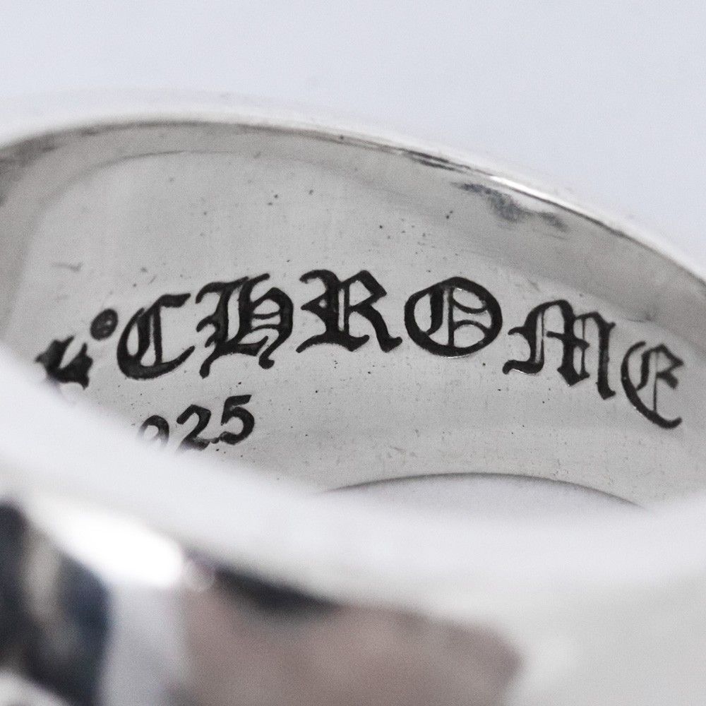 16号 CHROME HEARTS ネガティブスペース CHプラスリング シルバー