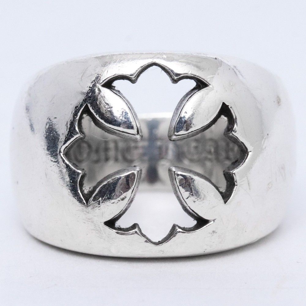クロムハーツ ネガティブスペース CHプラス リング 21号 クリスタル 16号 CHROME HEARTS ネガティブスペース CHプラスリング シルバー