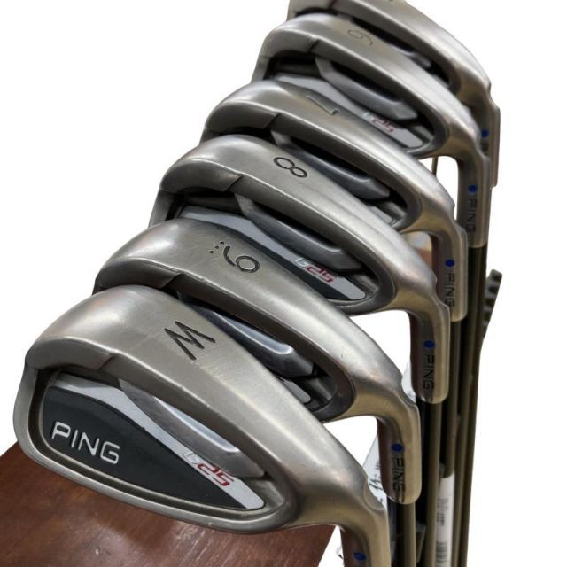 【中古】 ピン G25 6S アイアンセット IR TFC 189(アイアン) (フレックスS) メンズ 男性用 右利き 右用 Cランク ゴルフクラブ