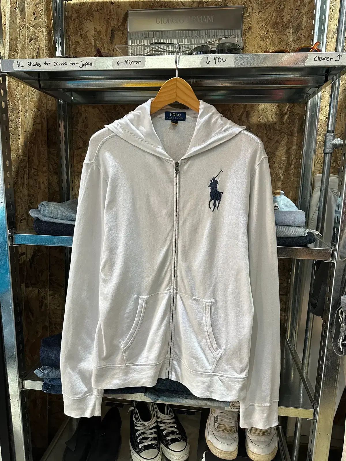 ビッグポニー RALPH POLO ラルフローレン LAUREN ジップアップパーカー