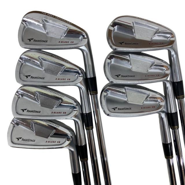 【中古】 ブリヂストン TOURSTAGE X-BLADE CB(2008) 8S アイアンセット IR NS PRO 950GH ウェイトフロー (フレックスS) メンズ 男性用 右利き 右用 Cランク ゴルフクラブ