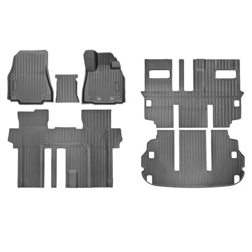 ☆新品☆三菱 新型 デリカ D5型 フロアマット 8人乗り専用 (2019年2月?対応)立体カーマット 車用 3Dフロアマット 立体構造 DELICA D 5 車種専用設計 TPE素材 滑り防止 耐汚れ 防水 カスタムパーツ 車種専用設計 取付簡単 保護パーツ