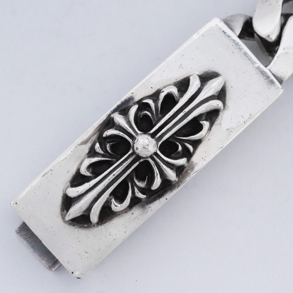 CHROME HEARTS フローラルクロスIDブレスレット クラシックチェーン 13