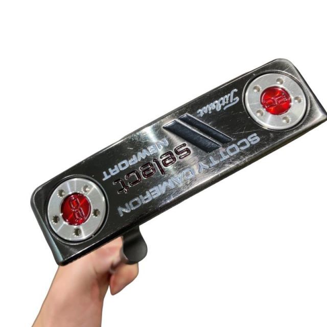 【中古】 タイトリスト SCOTTY CAMERON select NEWPORT 33インチ パター PT スチール (フレックスその他) メンズ 男性用 右利き 右用 Cランク ゴルフクラブ 26,755円