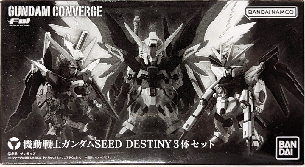 バンダイ FW GUNDAM CONVERGE 機動戦士ガンダムSEED DESTINY 3体セット