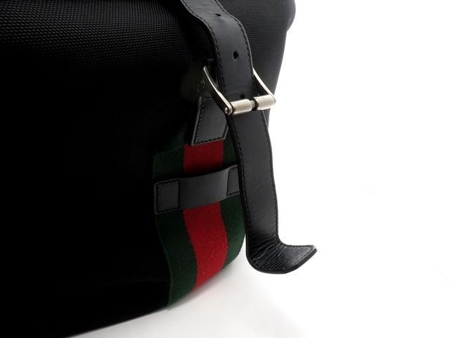 GUCCI グッチ バッグ シェリーライン バックパック ブラック