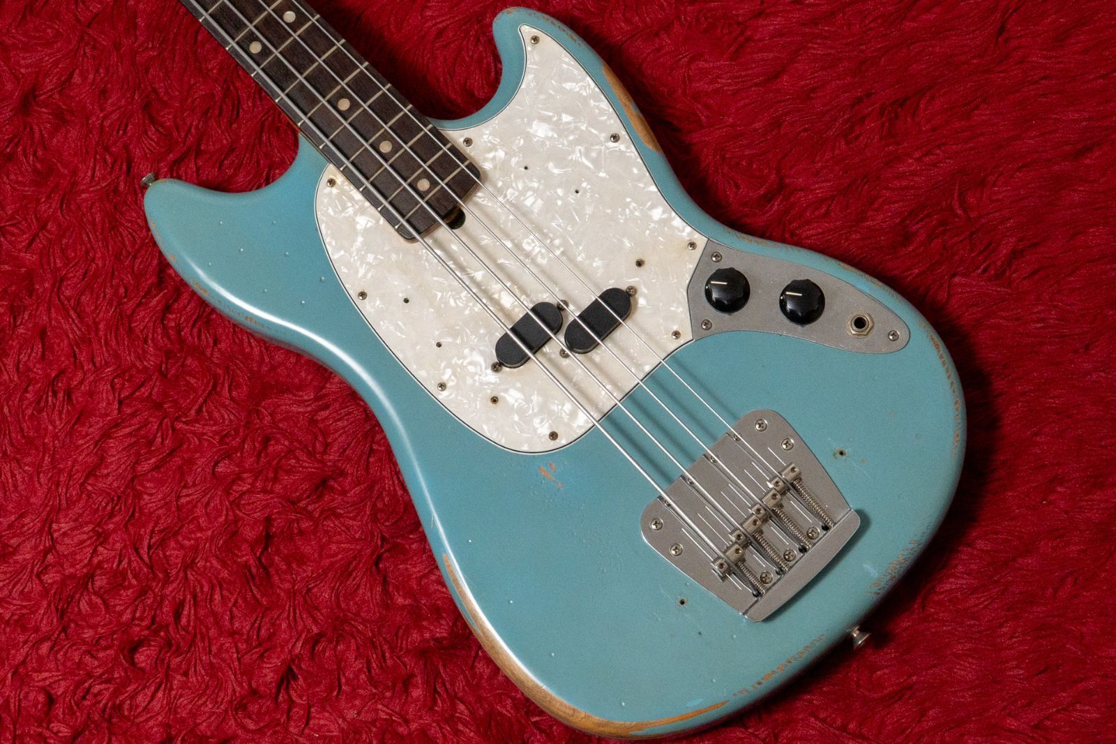 【used】Fender / JMJ Road Worn Mustang Bass Faded Daphne Blue 2021 3.620kg #MX21529611【GIB横浜】エレキベース