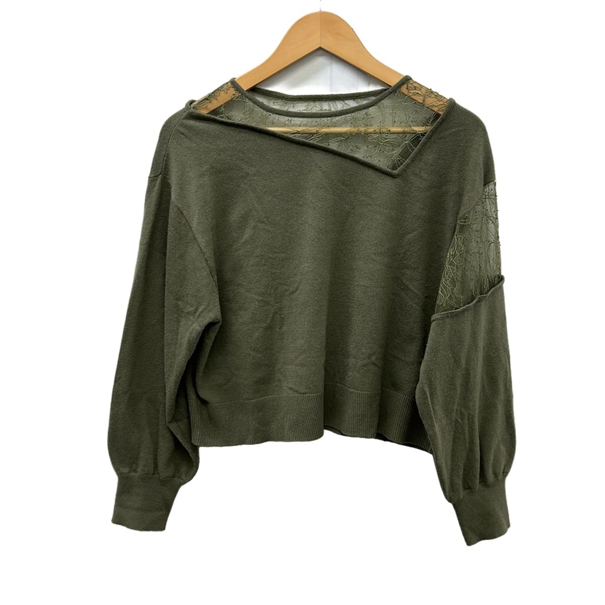 【美品】Diagram GRACE CONTINENTAL 24SS 36サイズ Diagram GRACE CONTINENTAL(ダイアグラム) 長袖セーター サイズ36 S