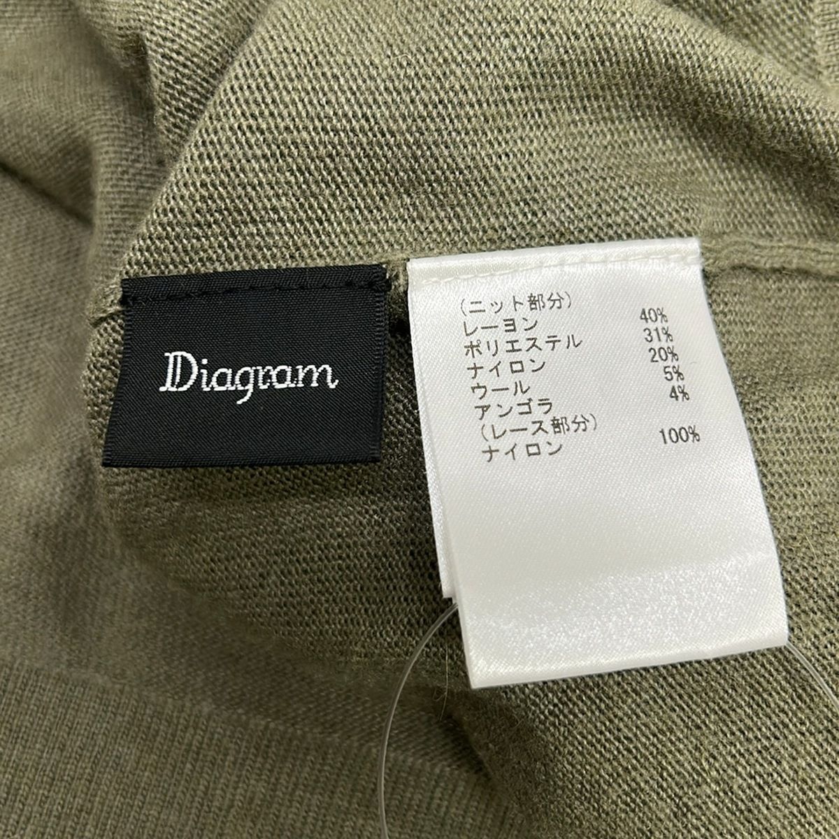 Diagram GRACE CONTINENTAL(ダイアグラム) 長袖セーター サイズ36 S