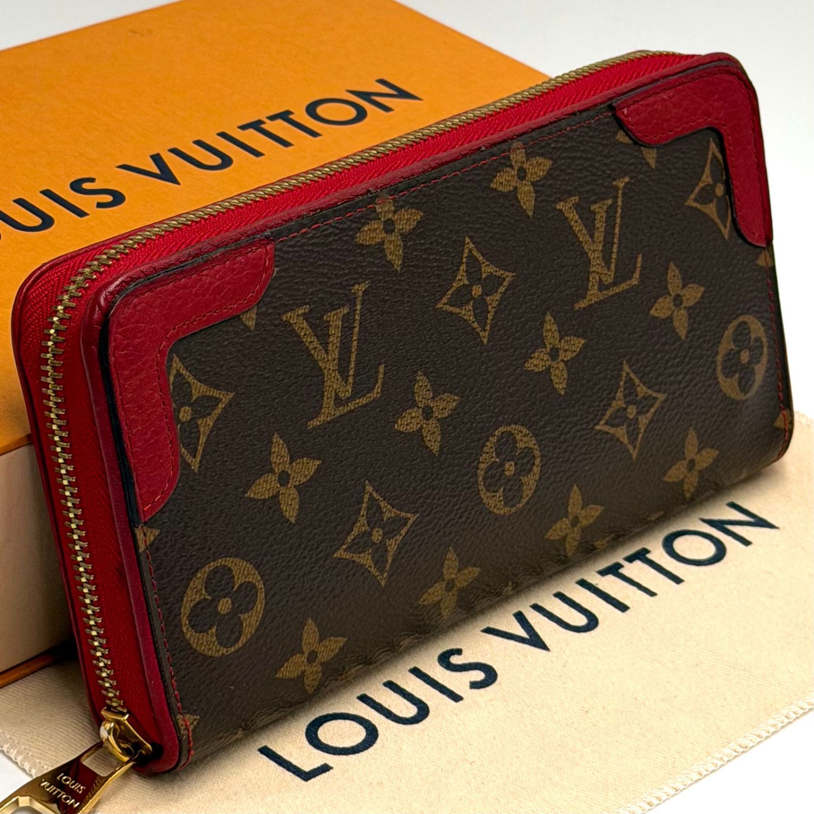 ルイヴィトン LOUIS VUITTON モノグラム ジッピーウォレット 