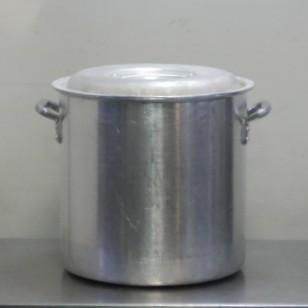 2 業務用 アルミ 寸胴鍋 ふた付き 両手 33cm 外寸φ358H334手42mm 内寸φ33深33cm 28.2L 4.13kg