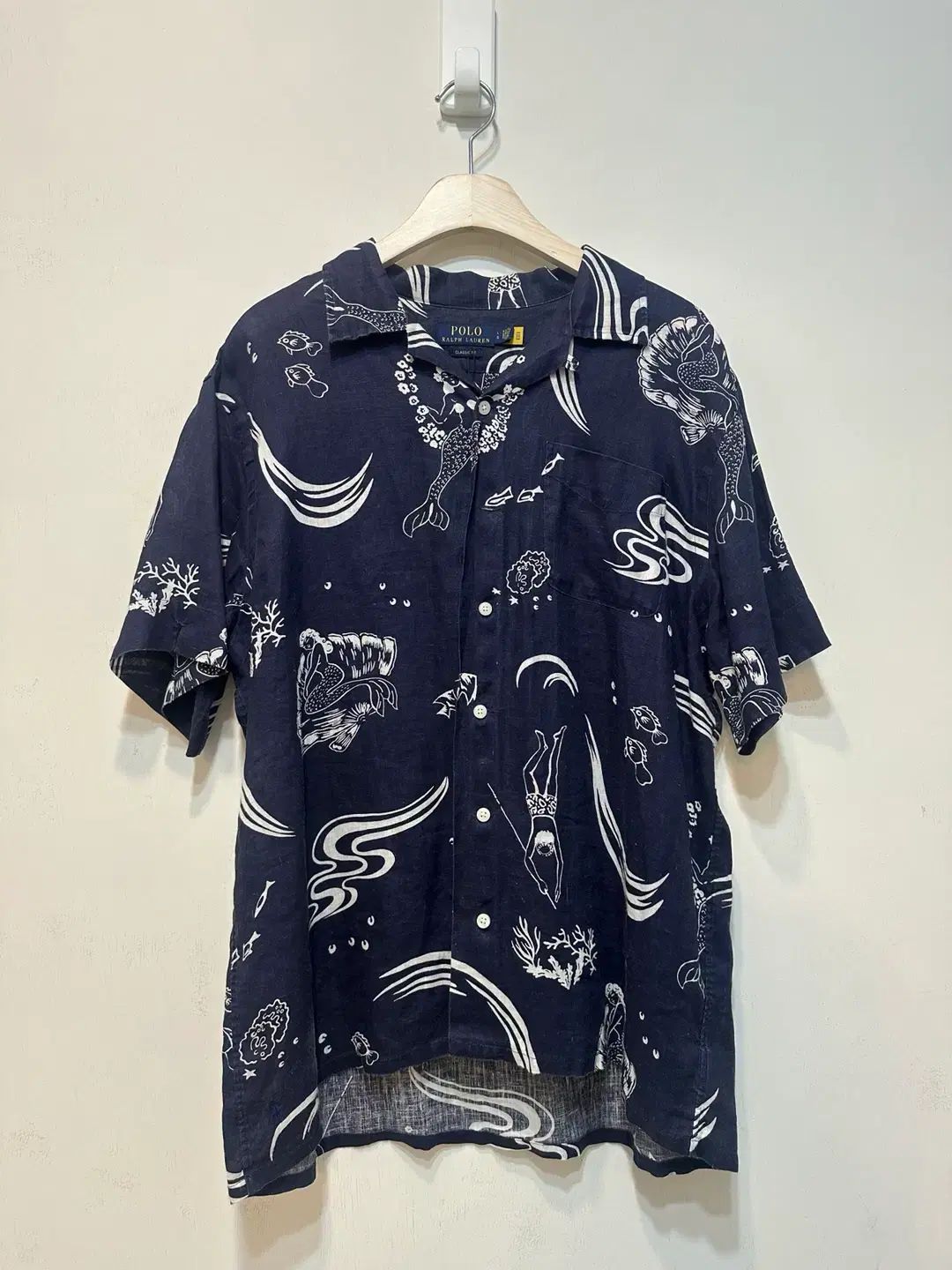 ポロラルフローレン リネン ハワイアン 半袖 シャツ 11,378円