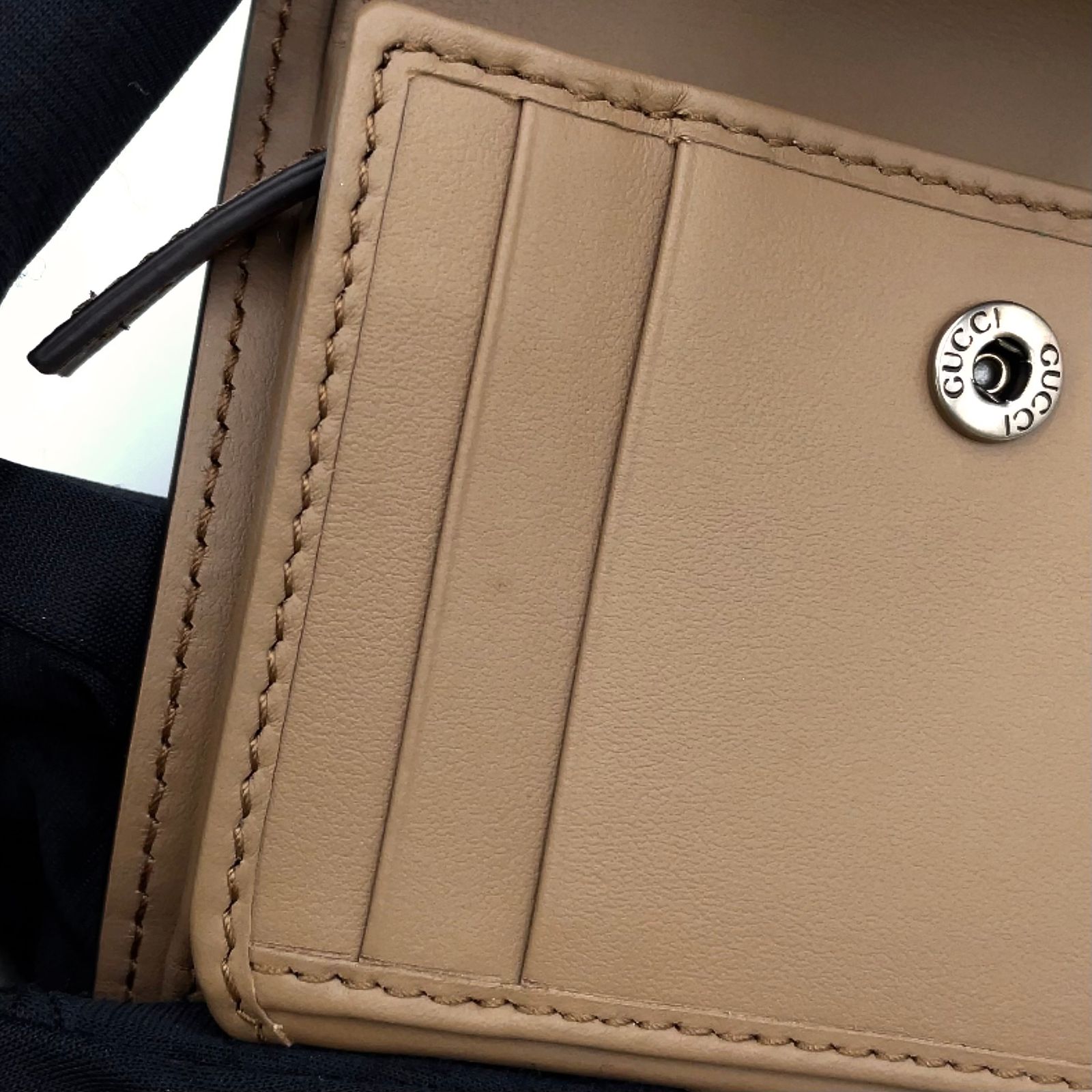 新着】GUCCI ディオニュソス GGスプリーム レザー、PVC ベージュ 三