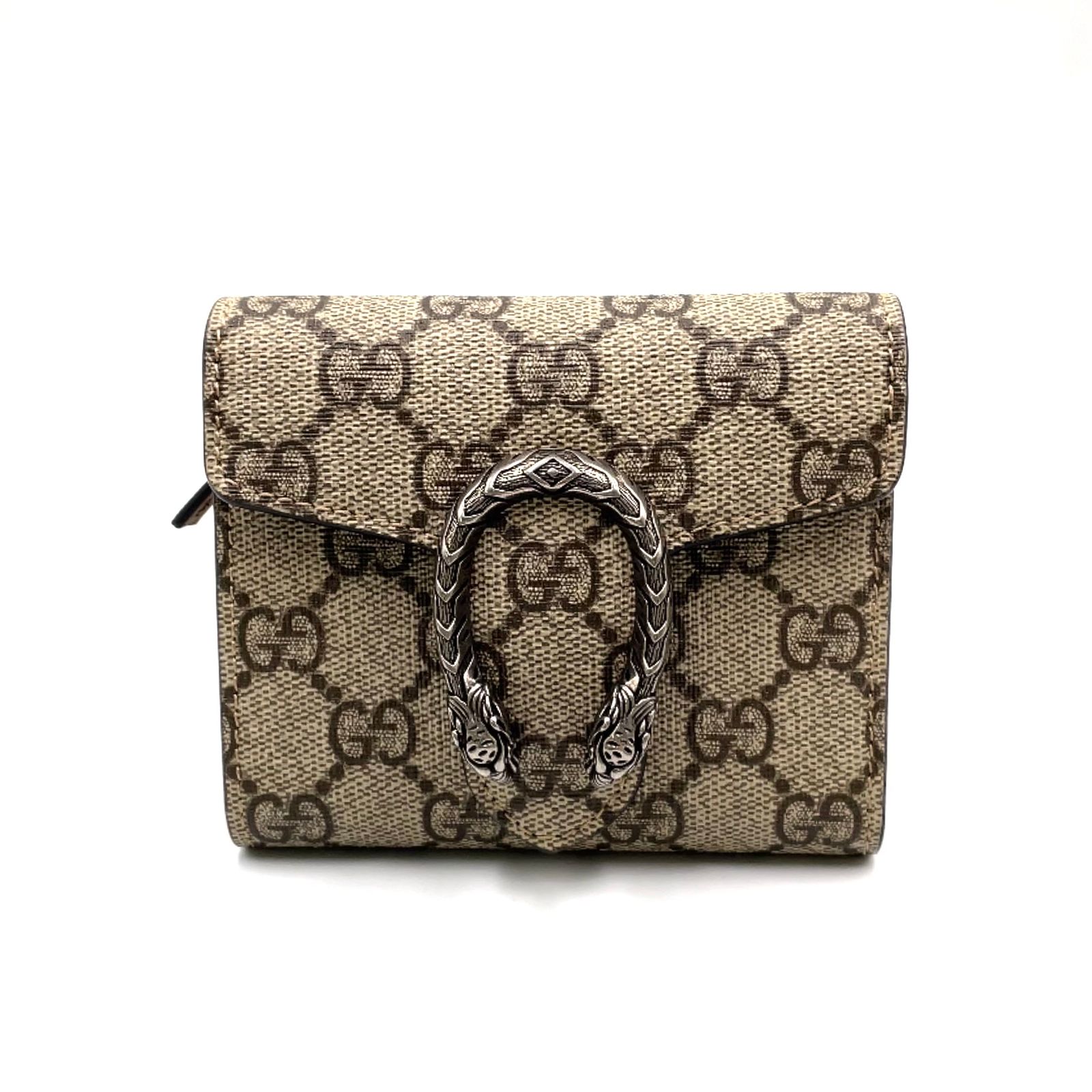 新着】GUCCI ディオニュソス GGスプリーム レザー、PVC ベージュ 三